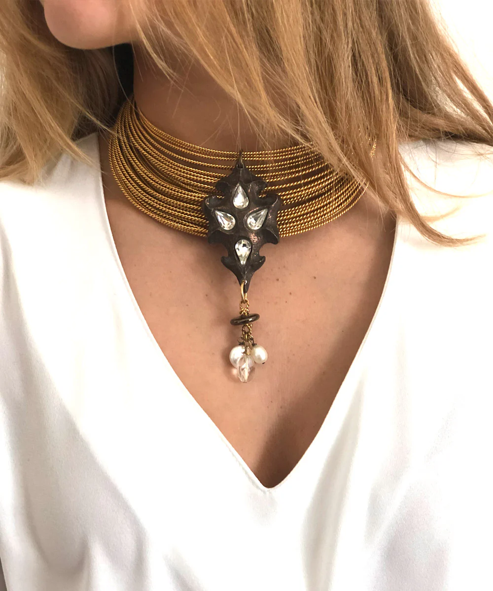 Collier torque plastron Sultane - Carole Saint Germes – Image 2