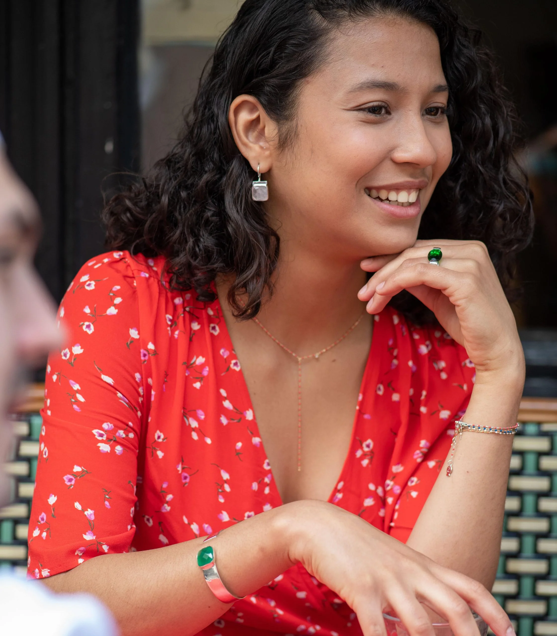 Bague Joséphine Cristal Vert – Image 3