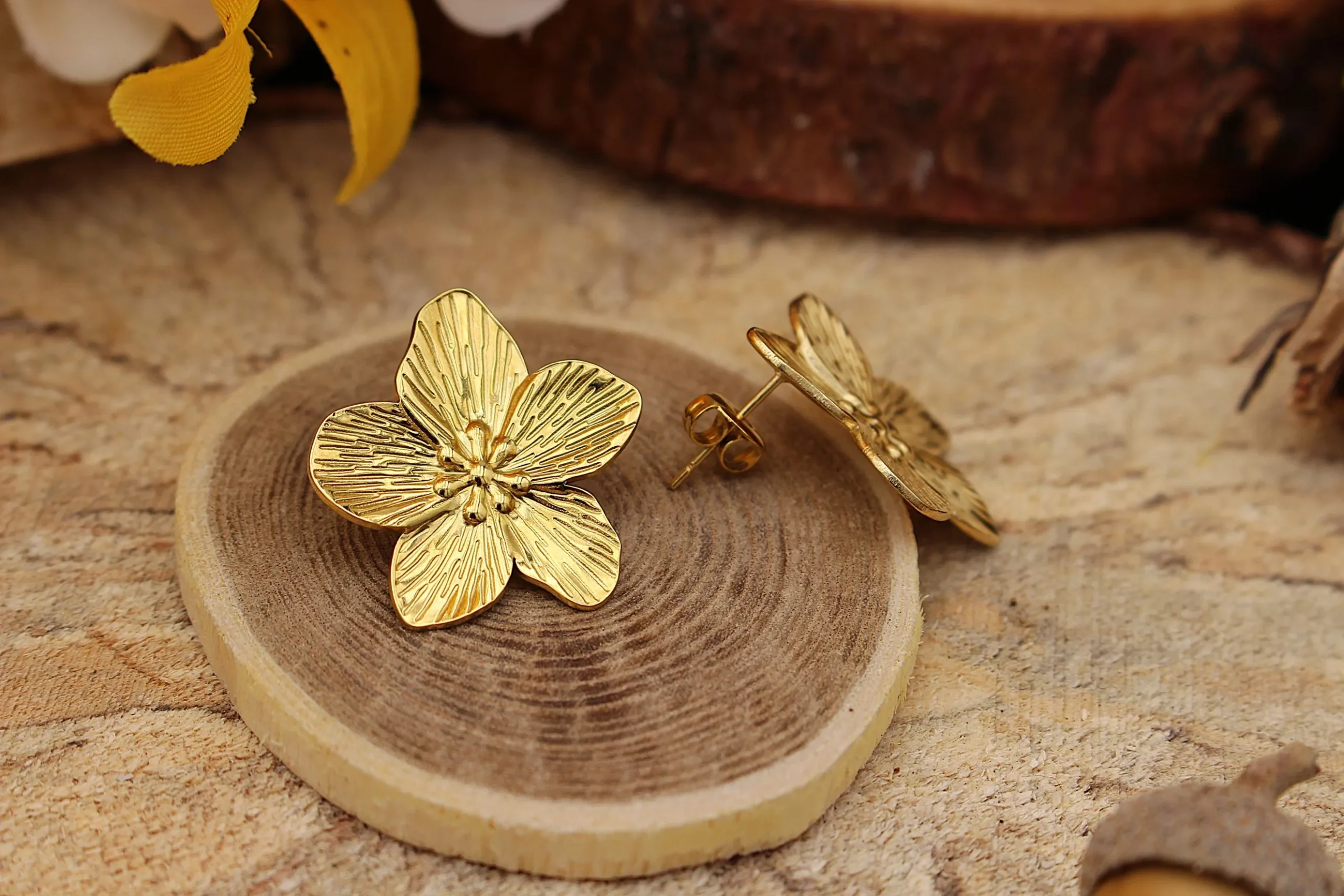 Boucles d’Oreilles Flora – Image 2