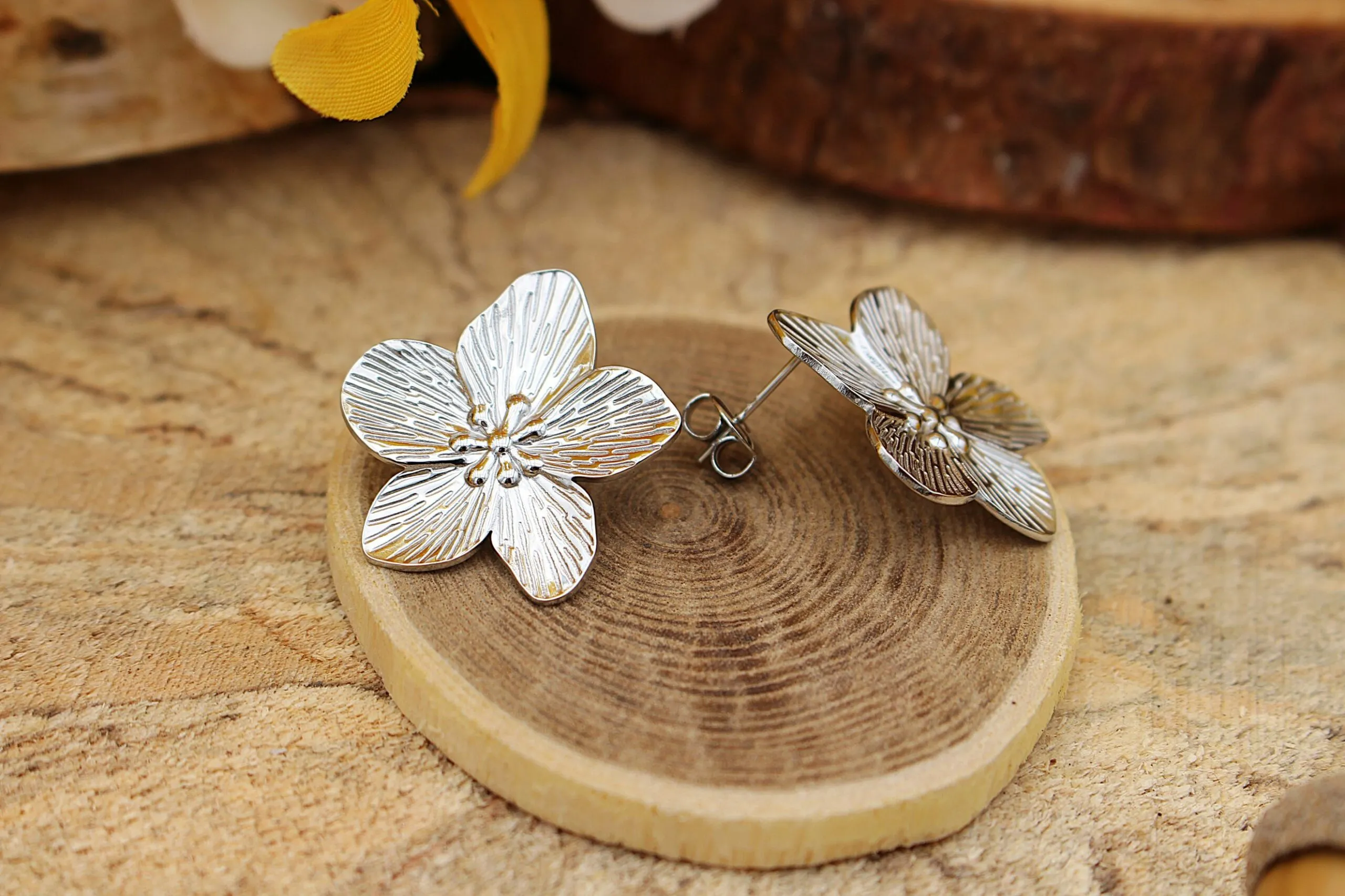 Boucles d’Oreilles Flora – Image 4