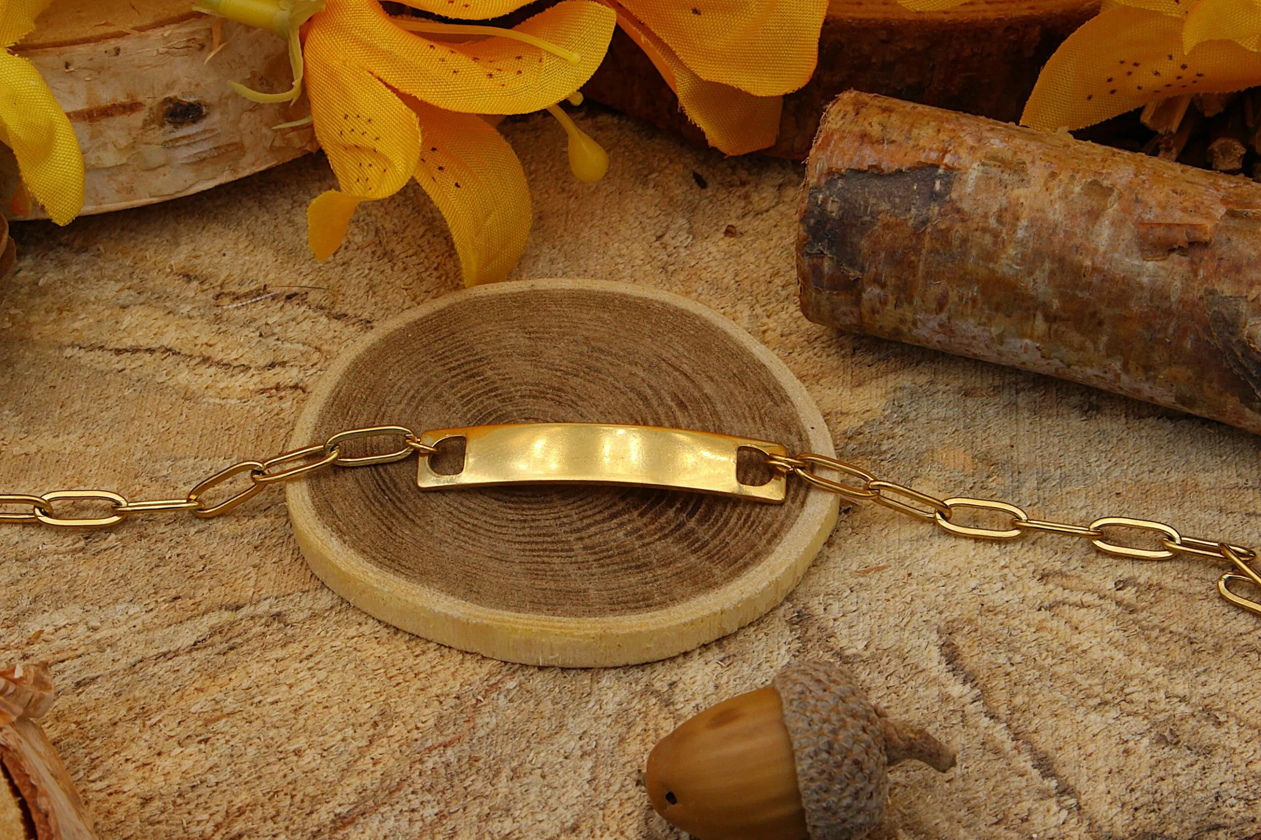 Gourmette Gravure Trombone (Taille Femme) – Image 4