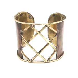 Bracelet manchette treillage - Arisztid Szendy