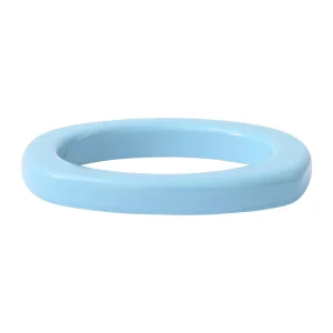 Bracelet jonc acétate Bleu