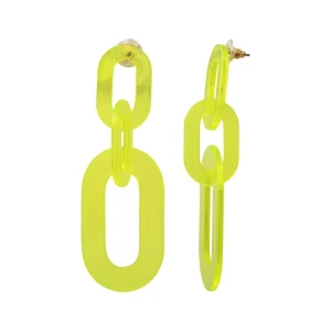 Boucles d'oreilles acrylique acier