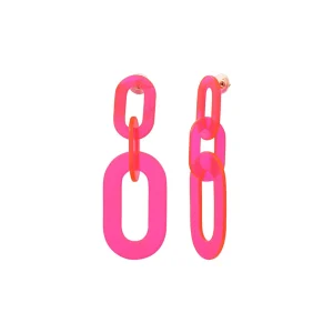 Boucles d'oreilles acrylique acier
