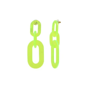 Boucles d'oreilles acrylique acier