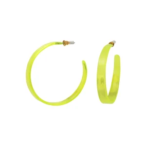 Boucles d'oreilles acrylique acier