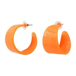 Boucles d'oreilles acrylique acier
