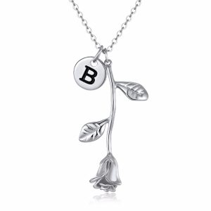 Collier femme Pendentif initiale