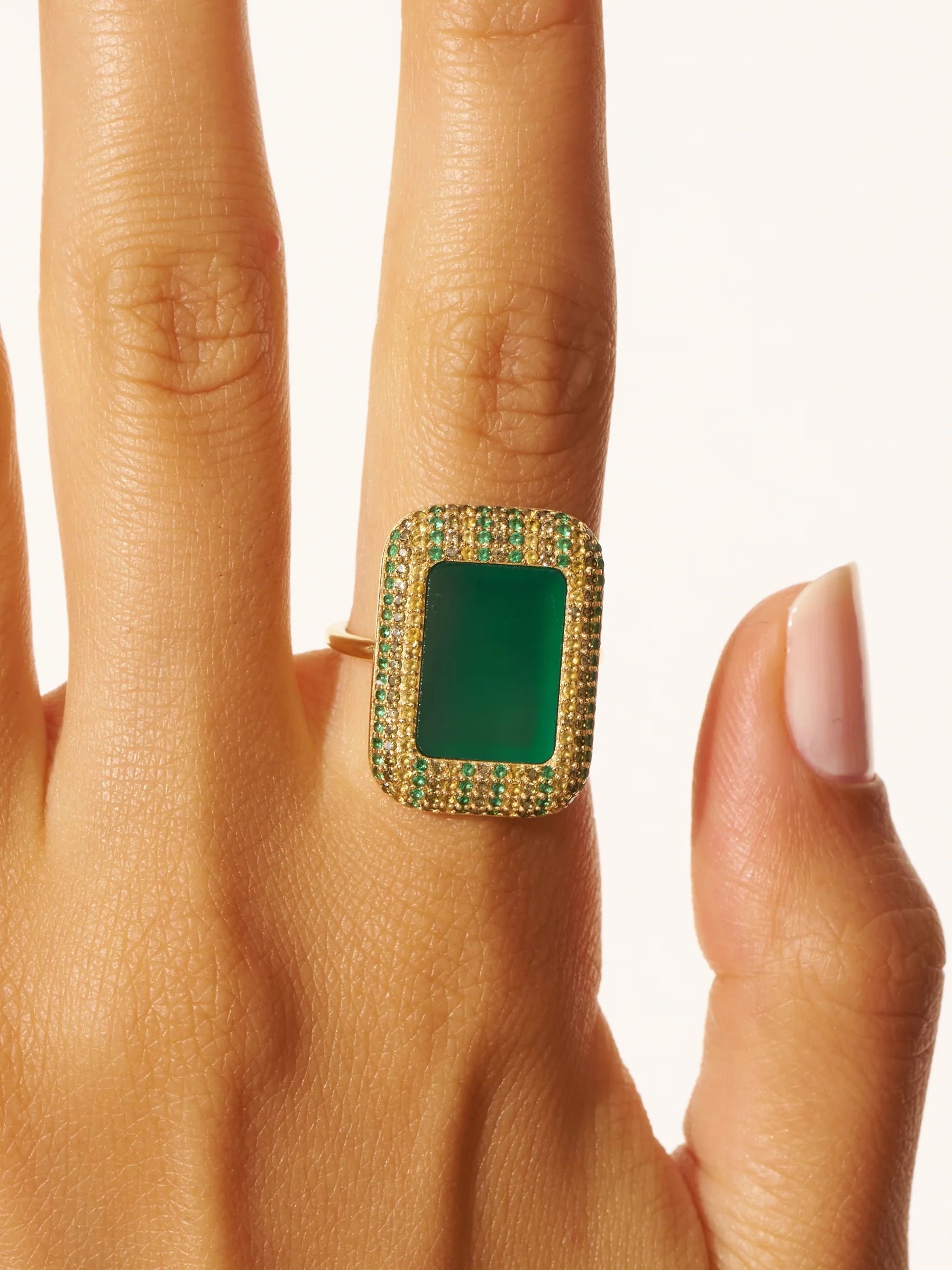 Bague Karma - Onyx Vert – Image 2