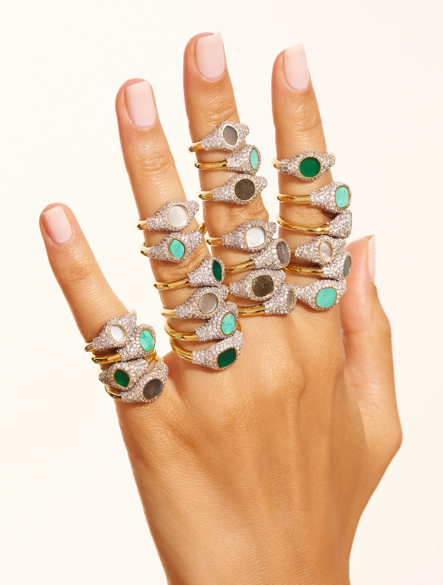 Bague Gigi - Onyx Vert – Image 3