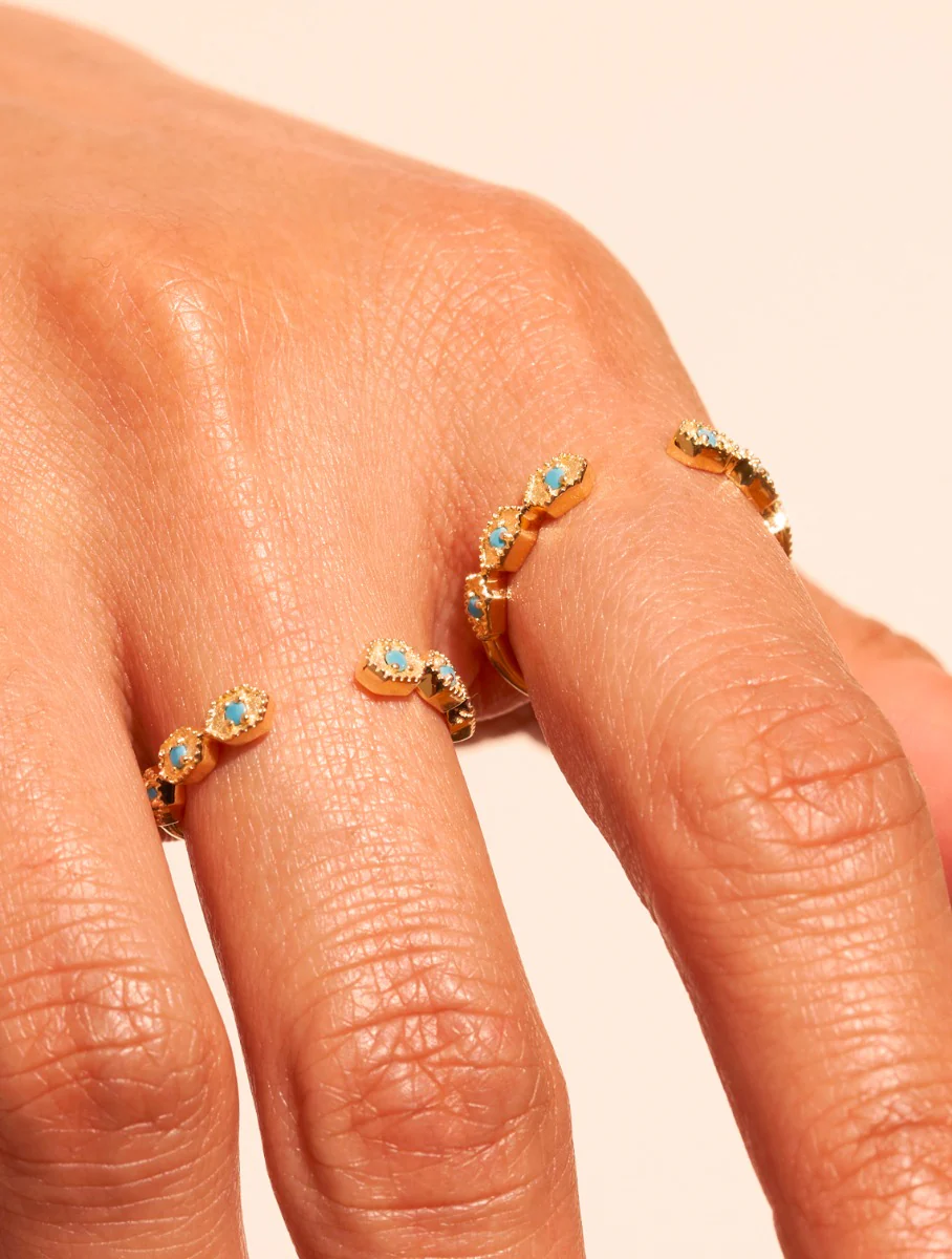 Bague Tara - Turquoise – Image 2