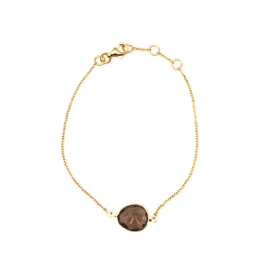 Bracelet quartz fumé