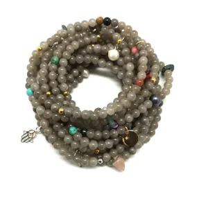Bracelets labradorite et charms Lucky 13 - Lara Curcio Jewelry