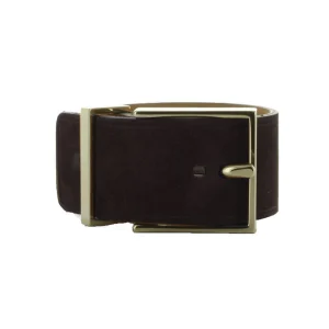 Bracelet manchette cuir marine et boucle ceinture - Maison Boinet