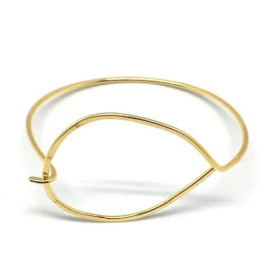 Bracelet doré à l'or fin Grand Cercle - Eloïse Fiorentino