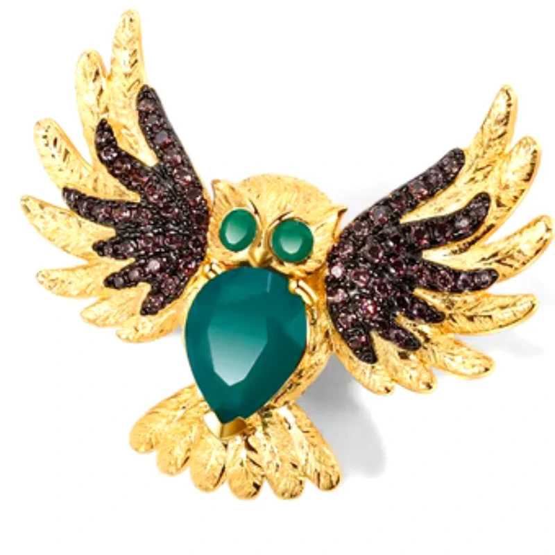 Broche Hibou Élégance Suprême – Image 2