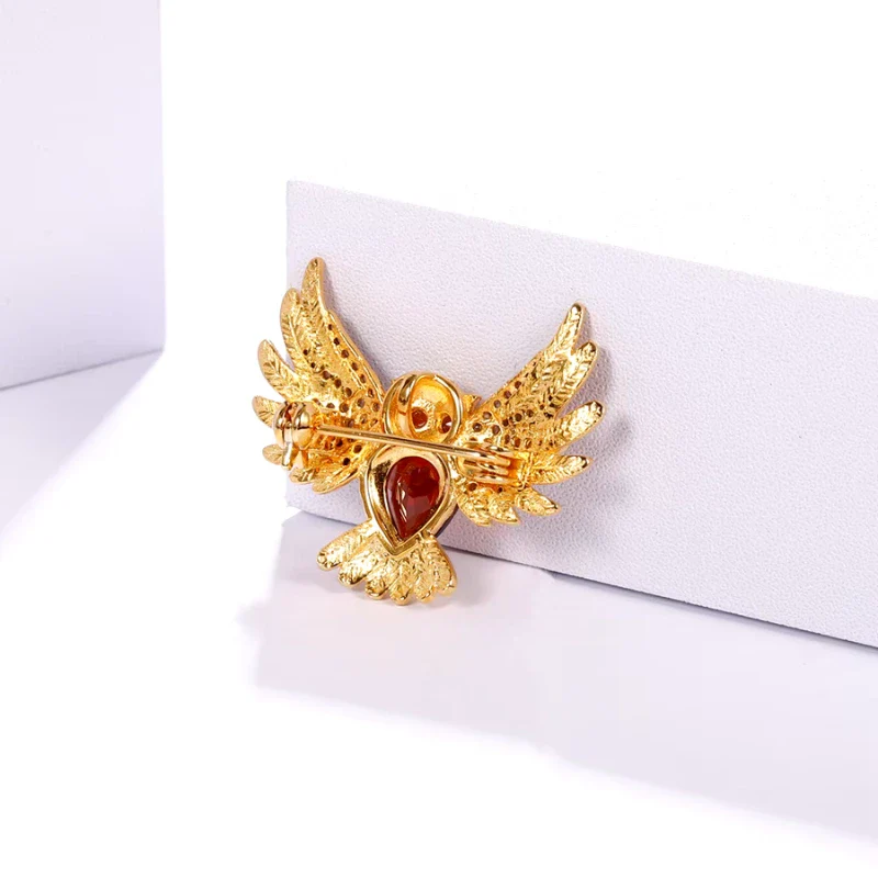 Broche Hibou Élégance Suprême – Image 4