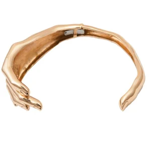 Collier torque main en bronze - Bernard Delettrez