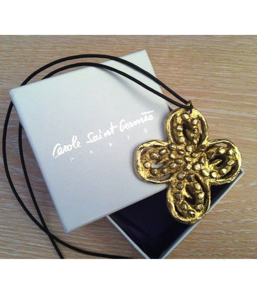 Collier pendentif Make a wish doré - Carole Saint Germes – Image 4