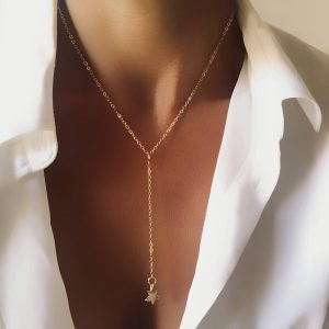 Collier étoile dorée