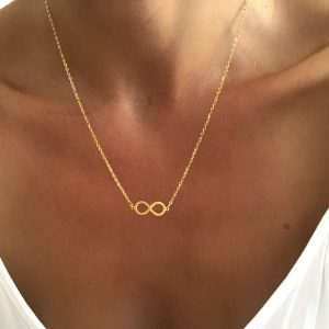 Collier infini doré
