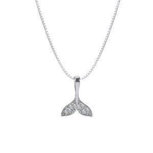 Collier queue de sirène argent