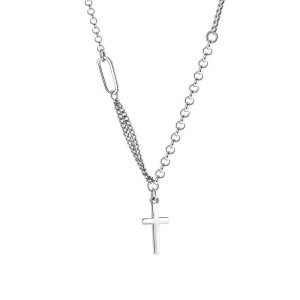 Collier tendance croix argent