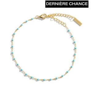 Bracelet de cheville satellite coloré