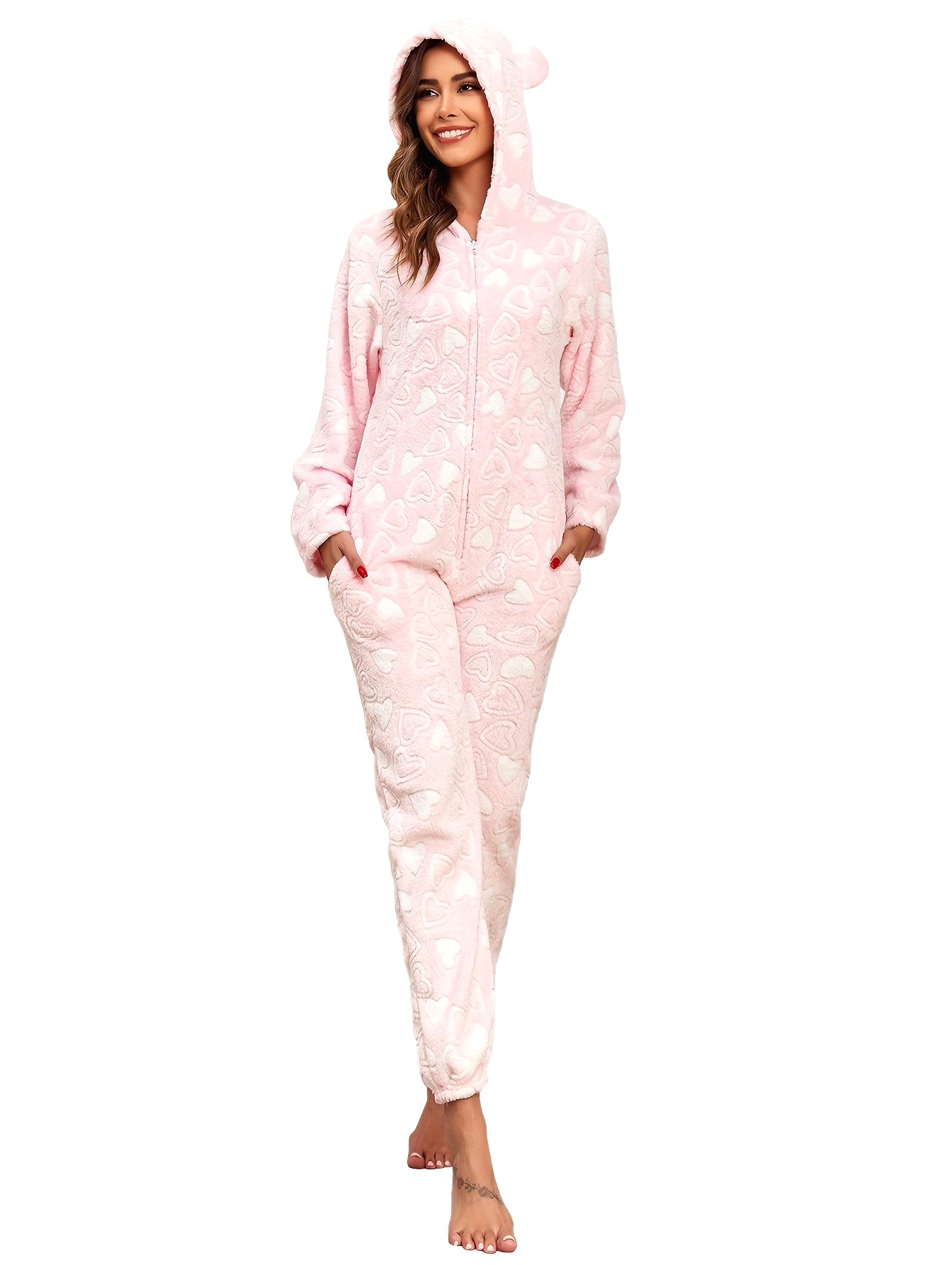 Grenouillere Polaire Femme Coeur