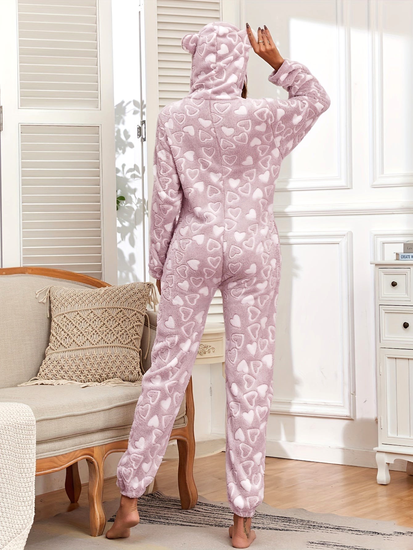 Grenouillere Polaire Femme Coeur – Image 6