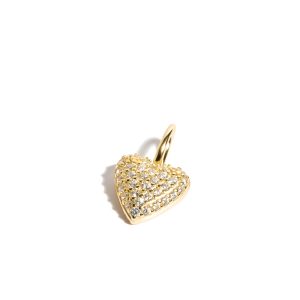 Pendentif coeur brillant
