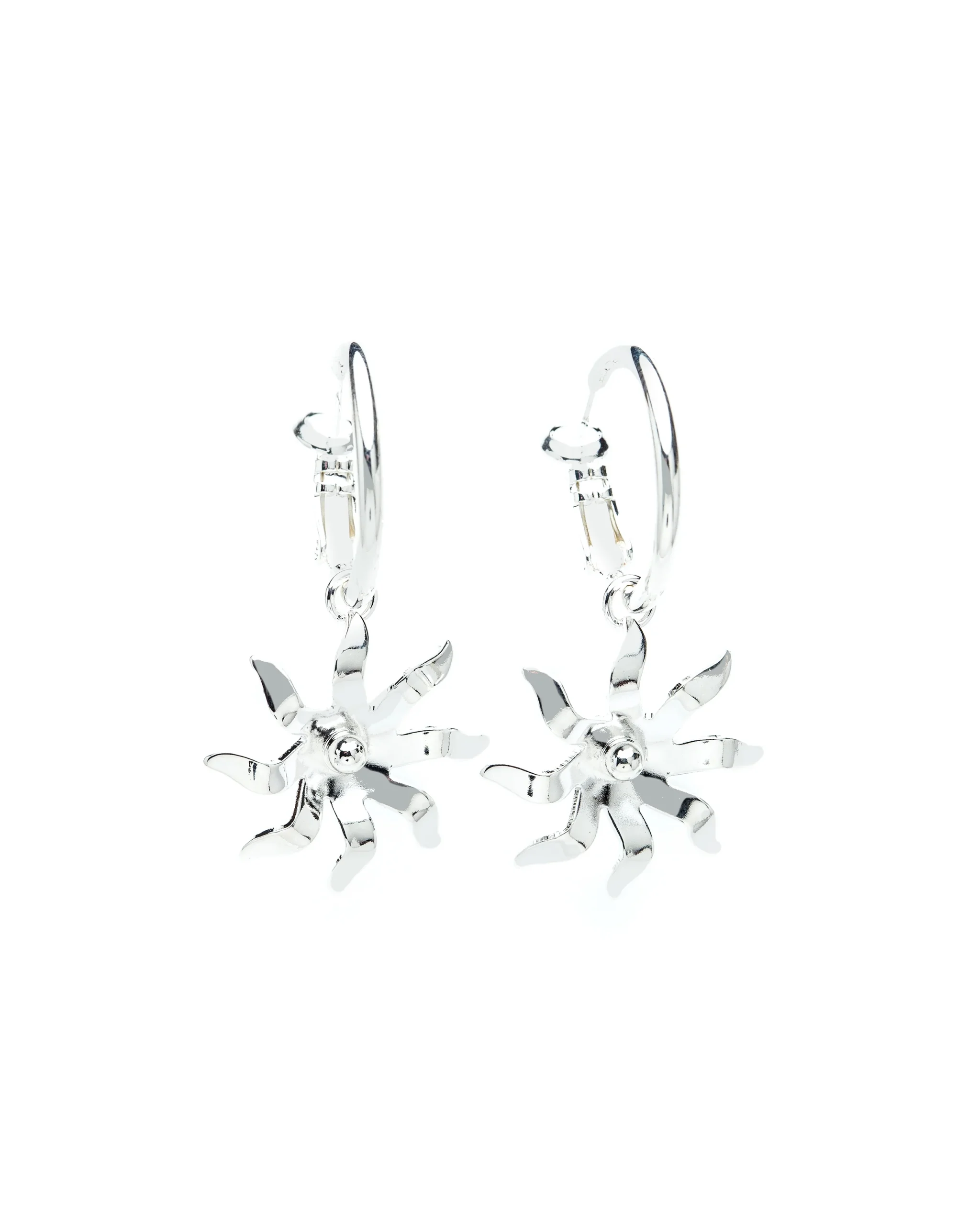 Mini Créoles Éos Argent Soleils