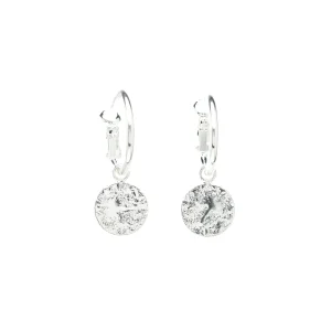 Mini Créoles Hestia Argent Ronds Martelés