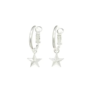 Mini Créoles Raoul Argent Étoiles