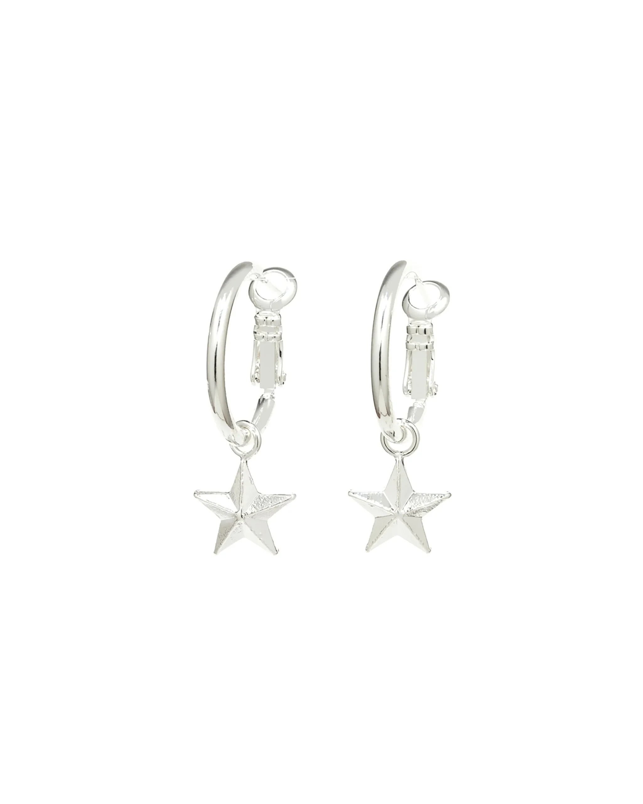 Mini Créoles Raoul Argent Étoiles