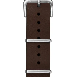 Bracelet montre type Nato cuir interchangeable 20mm - oxygen watch