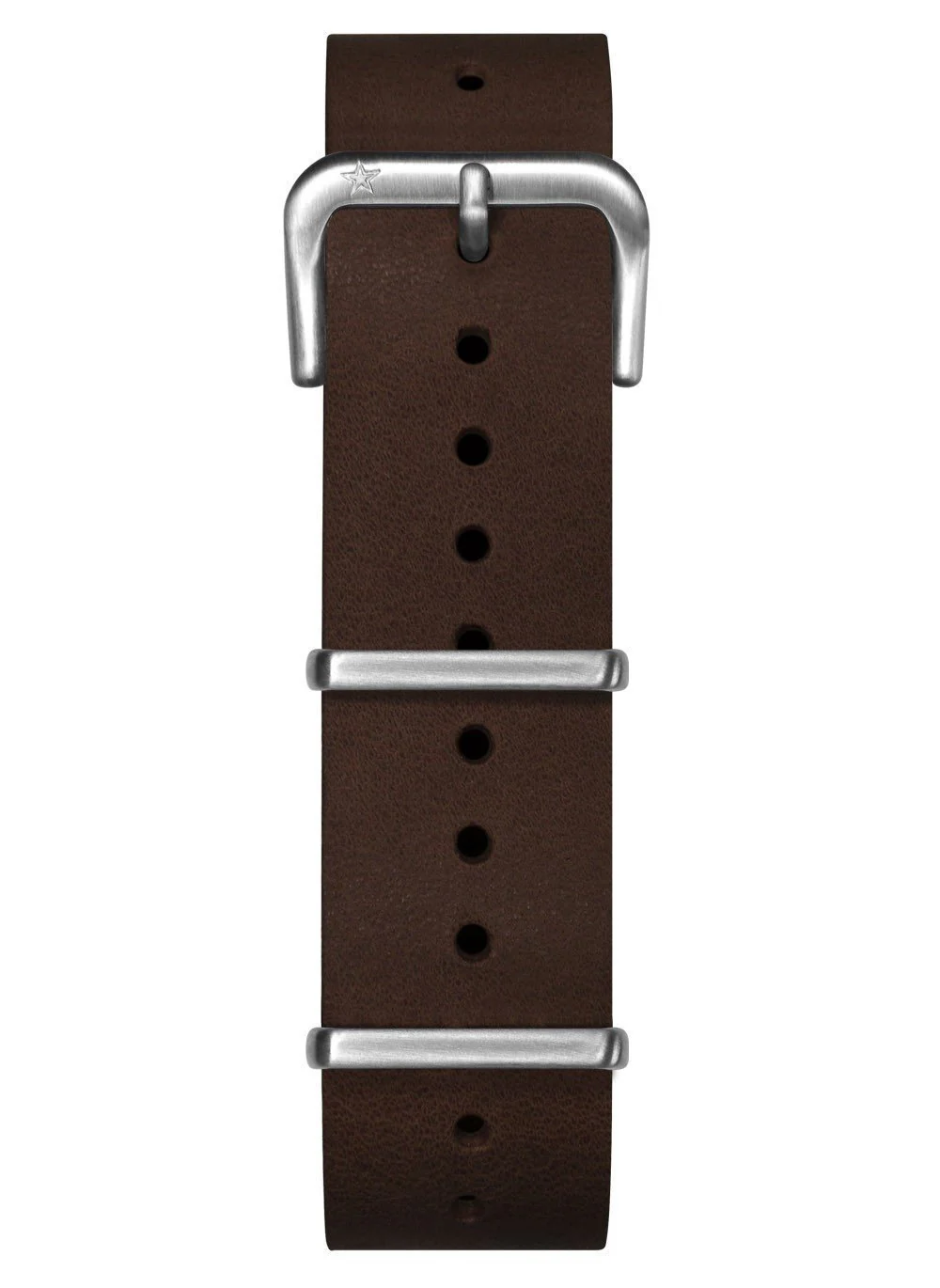 Bracelet montre type Nato cuir interchangeable 20mm - oxygen watch