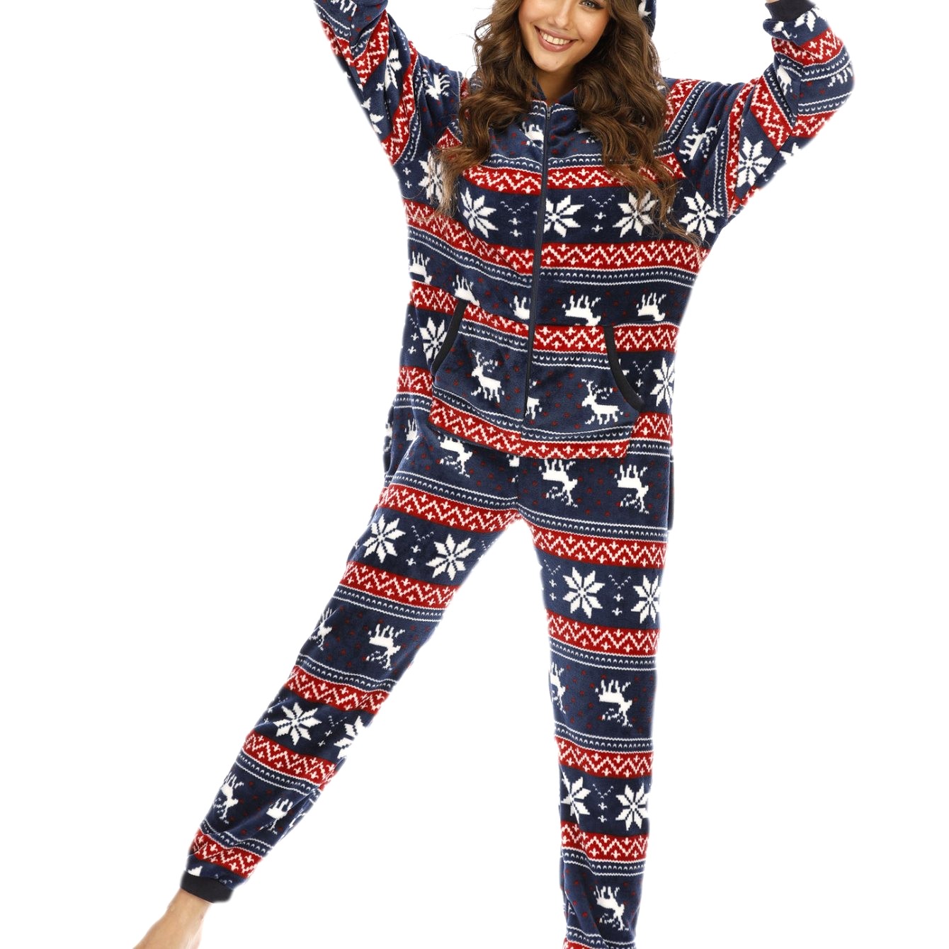 Pyjama Grenouillère Femme Noel – Image 3