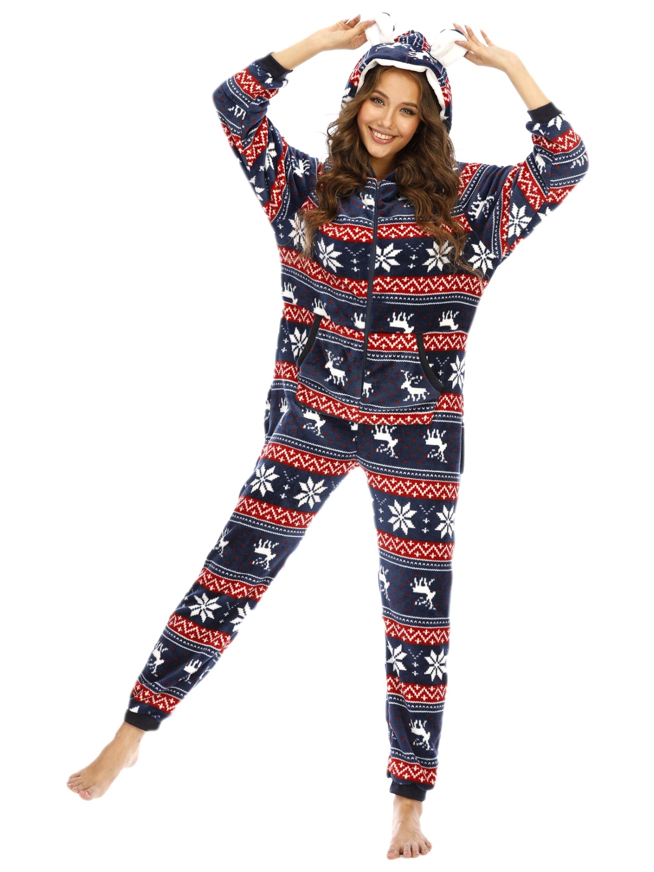 Pyjama Grenouillère Femme Noel
